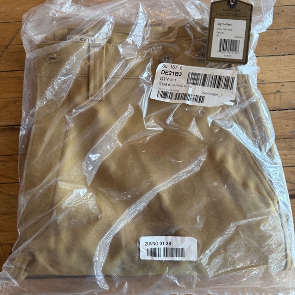 Filson Dry Tin Cloth Pants - Made in USA -  RARE - Discontinued - Picture 4 of 4